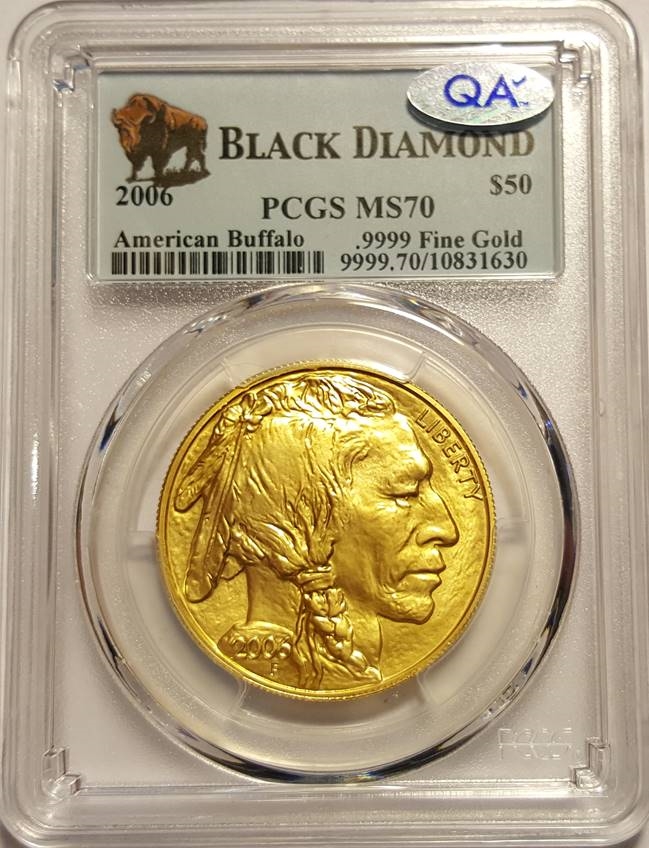 THE BLACK DIAMOND COLLECTION' American Buffalo Complete Gold Set